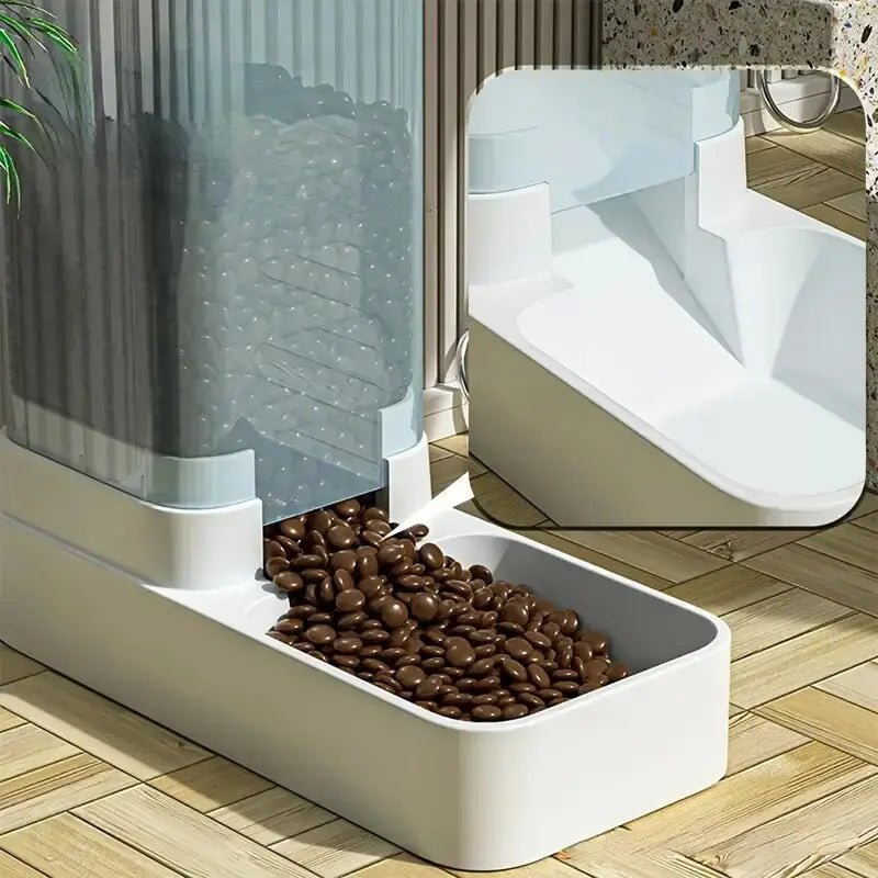 Automatic Dog Feeder And Water Dispenser Set