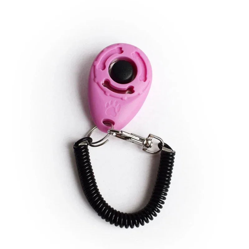 2-In-1 Dog Training Clicker With Adjustable Wrist Strap