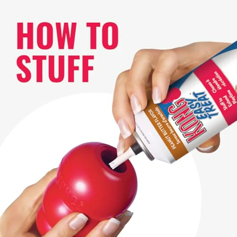 Classic Stuffable Dog Toy With Treat Filling And Chew Fun