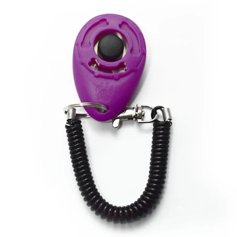 2-In-1 Dog Training Clicker With Adjustable Wrist Strap