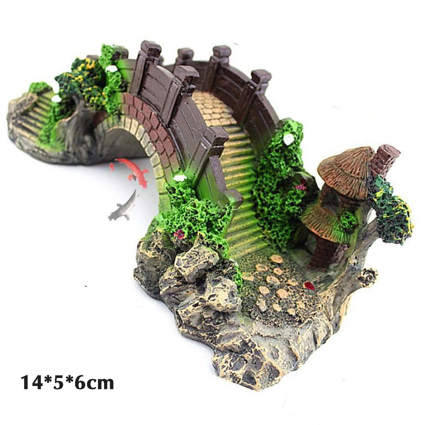 Bridge Resin Aquarium Decoration Landscape Ornament For Fish Tanks
