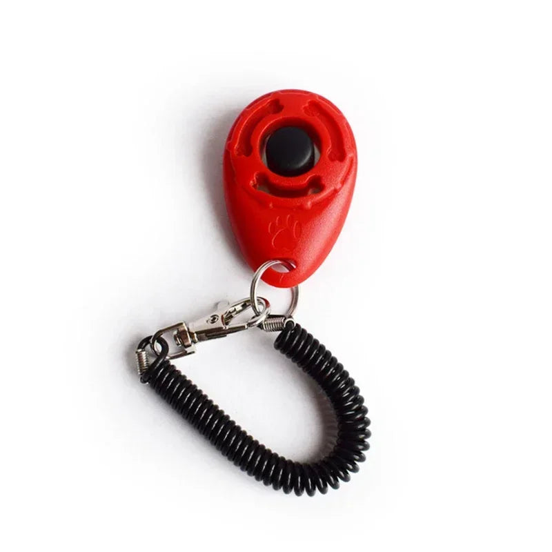 2-In-1 Dog Training Clicker With Adjustable Wrist Strap