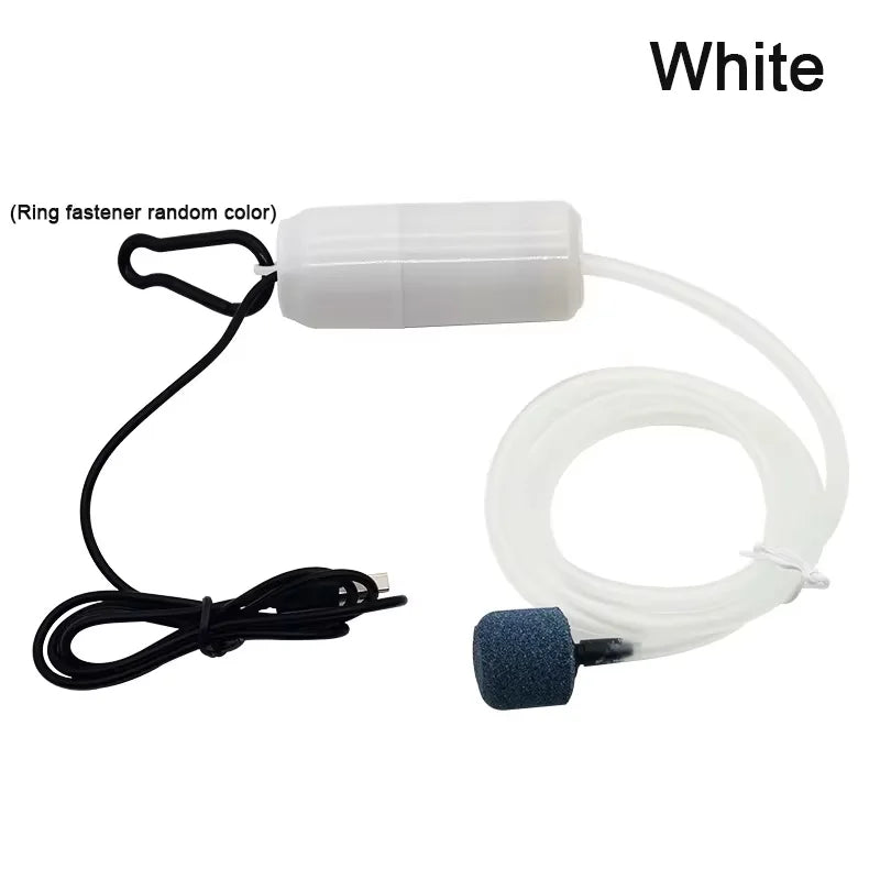 Aquarium USB Air Pump 5V Oxygenator Mini Air Compressor