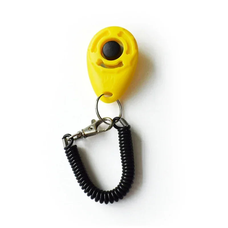 2-In-1 Dog Training Clicker With Adjustable Wrist Strap