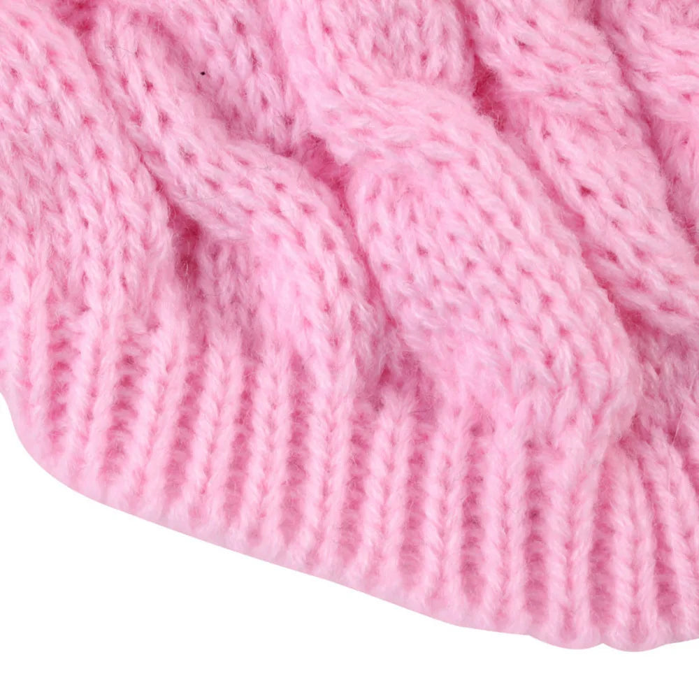 Dog Knitted Sweater Winter Coat For Small Pets Cozy Warm