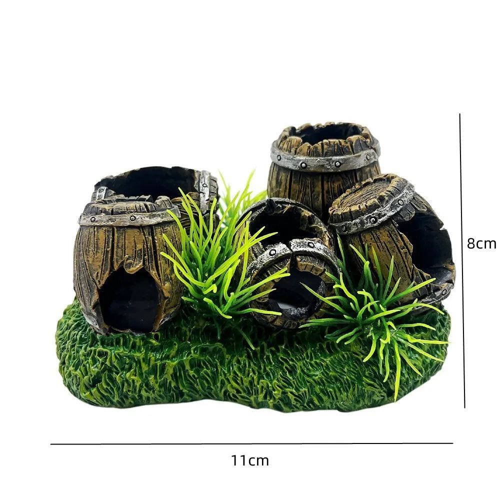 Bridge Resin Aquarium Decoration Landscape Ornament For Fish Tanks