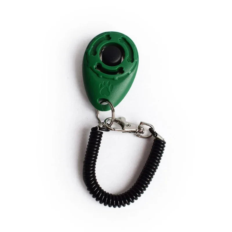 2-In-1 Dog Training Clicker With Adjustable Wrist Strap