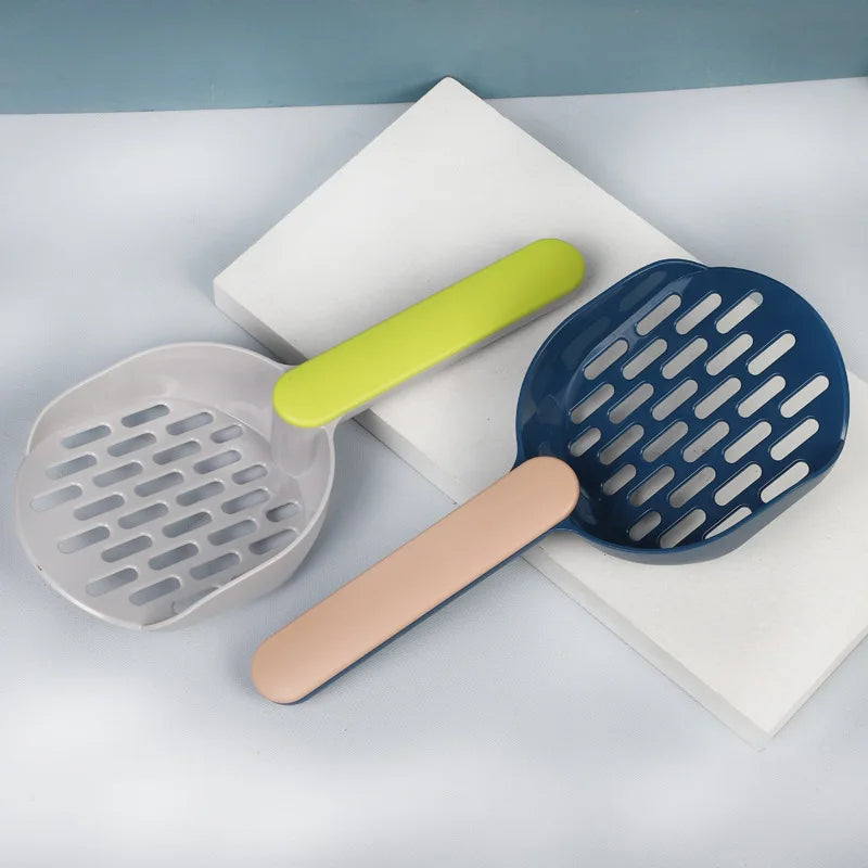 Cat Litter Shovel Cleaning Tool Plastic Scoop For Pets