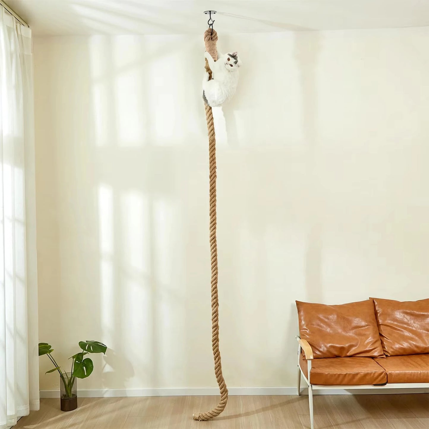 Cat Sisal Climbing Rope Climber For Indoor Cats Interactive Toy