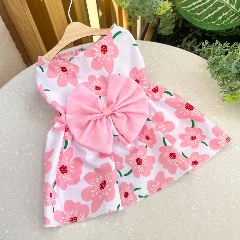 Puppy Princess Lace Dress For Small And Medium Dogs