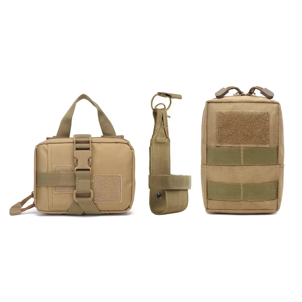 Dog Tactical Molle Pouch Set For Harness Belt Attachments