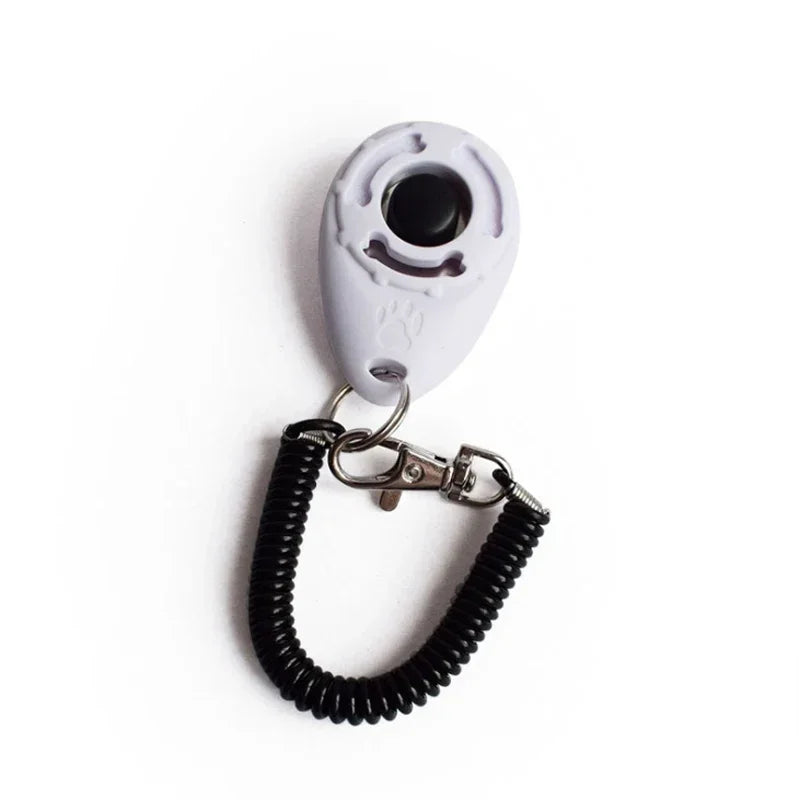 2-In-1 Dog Training Clicker With Adjustable Wrist Strap