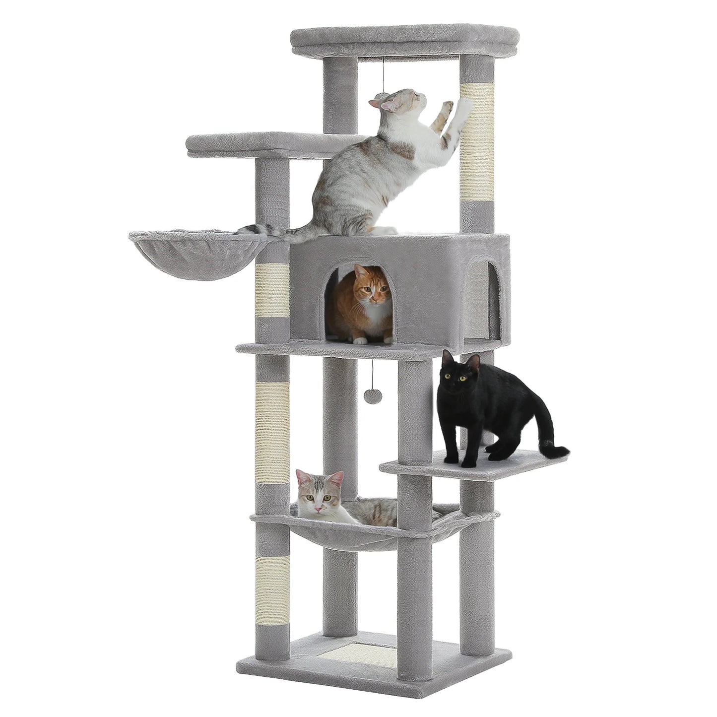 PAWZ Road Large Cat Tree With Multi-Level Towers Scratching Posts