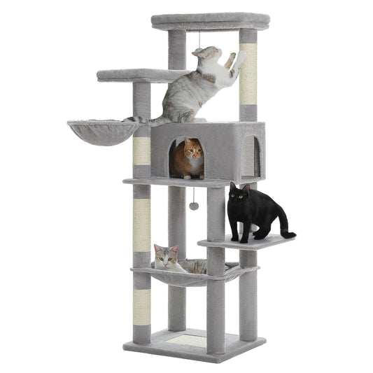 PAWZ Road Large Cat Tree With Multi-Level Towers Scratching Posts