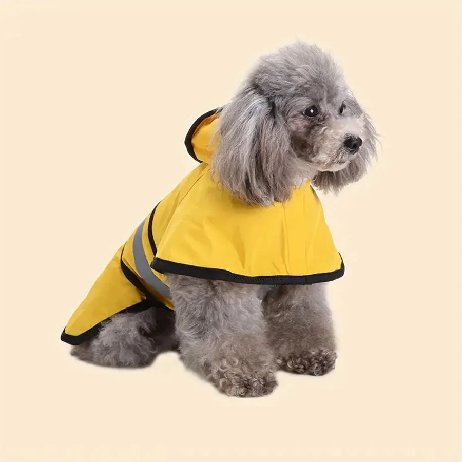 Adjustable Waterproof And Windproof Dog Raincoat For All Breeds