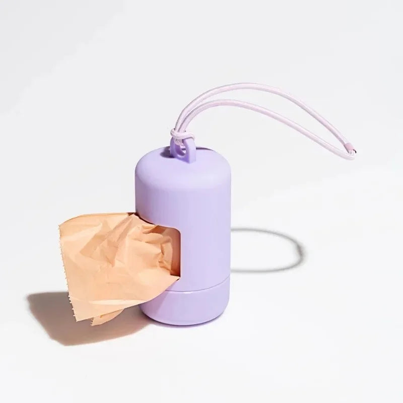 Dog Poop Bag Carrier Portable Waste Bag Luxury Dispenser