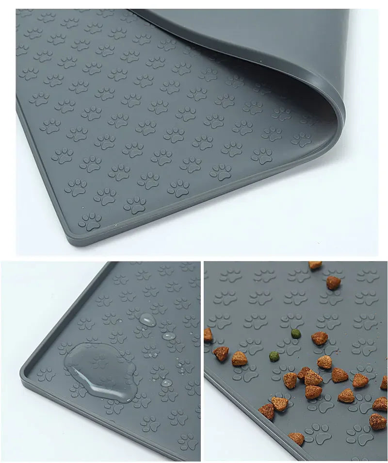 Silicone Pet Mat For Dogs And Cats Waterproof Easy Clean