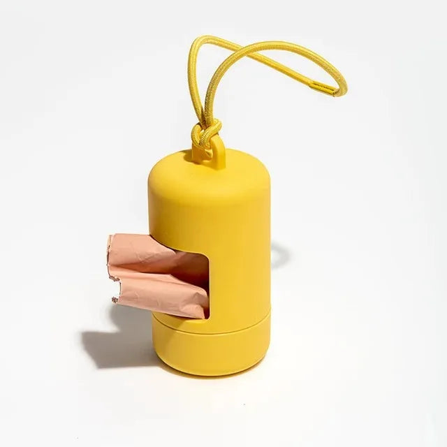 Dog Poop Bag Carrier Portable Waste Bag Luxury Dispenser