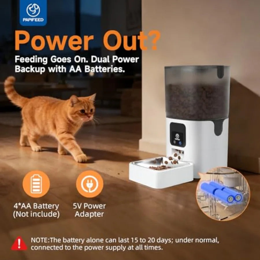 Automatic Cat Feeder With App And 5G WiFi Dispenser