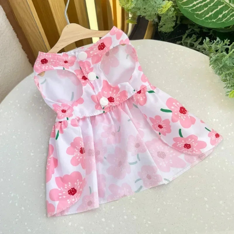 Puppy Princess Lace Dress For Small And Medium Dogs