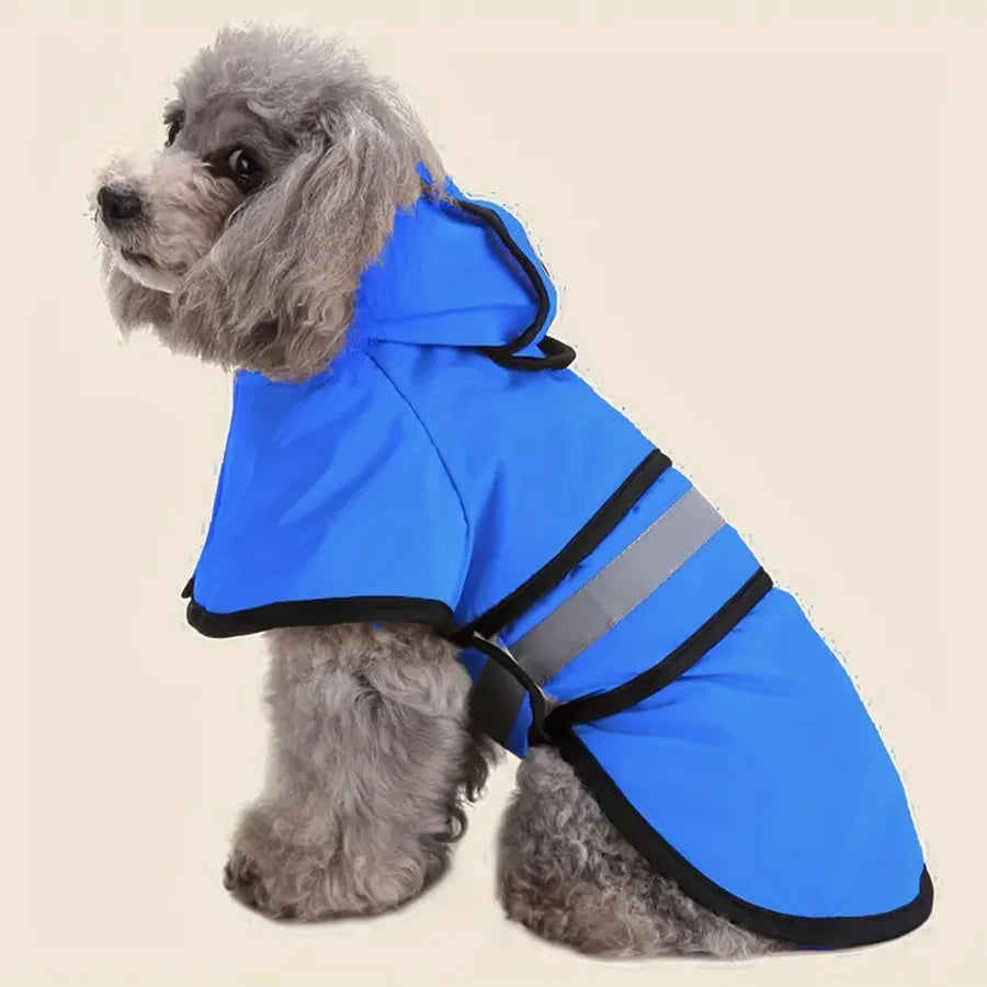 Adjustable Waterproof And Windproof Dog Raincoat For All Breeds