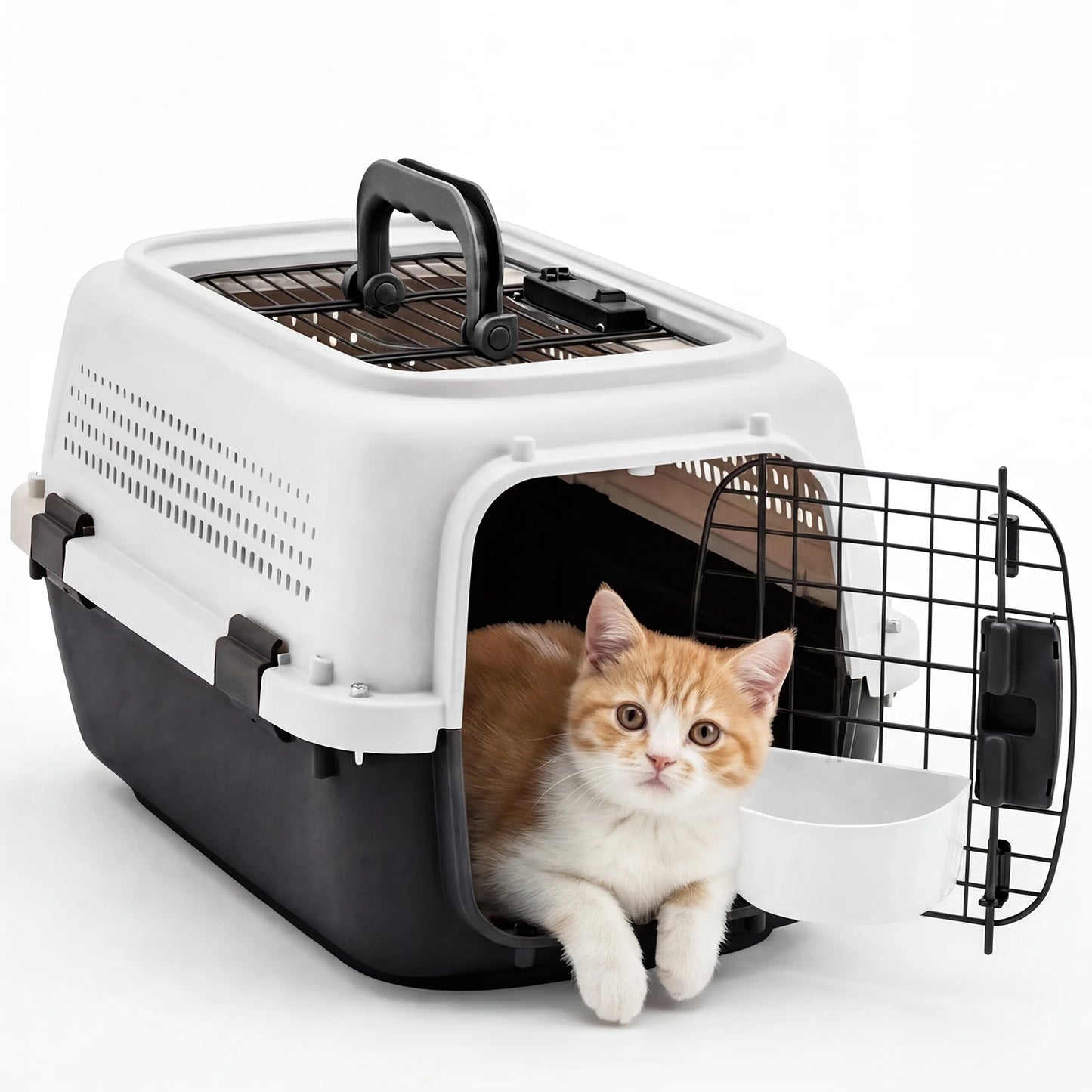 Small Pet Carrier For Dogs And Cats With Front Top Load Door