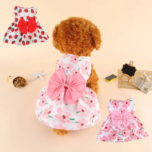 Puppy Princess Lace Dress For Small And Medium Dogs