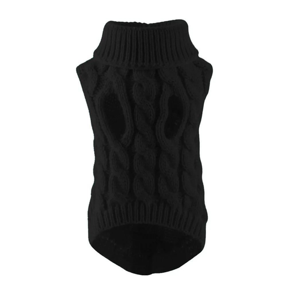 Dog Knitted Sweater Winter Coat For Small Pets Cozy Warm