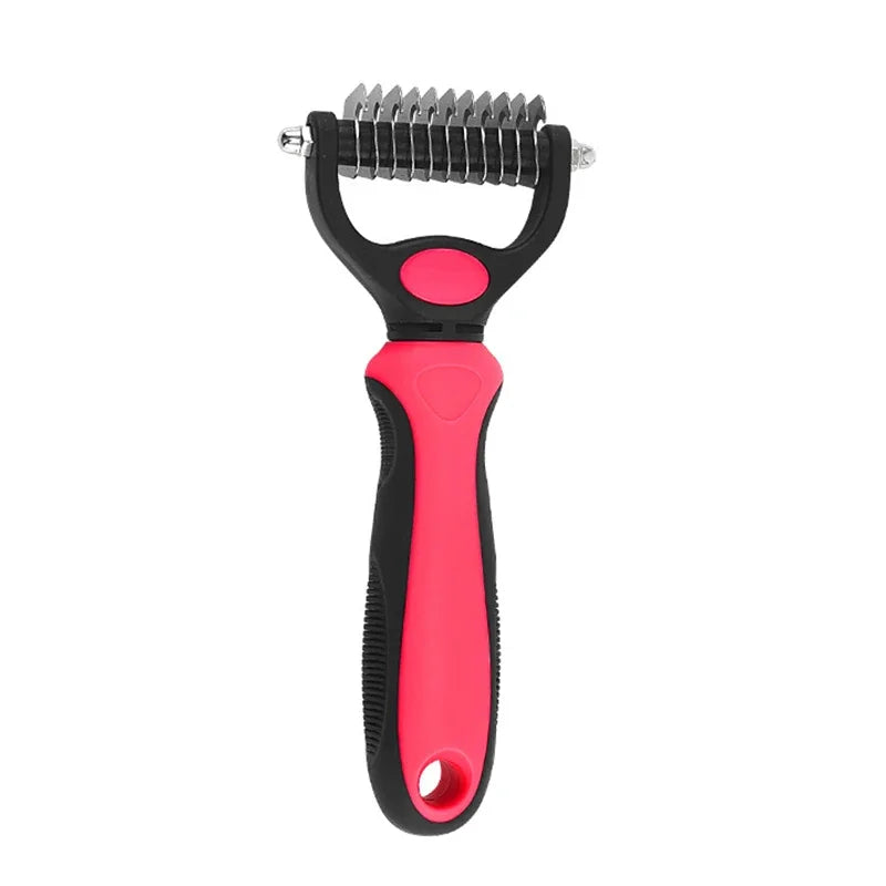 Pet Deshedding Brush For Cats And Dogs Self-Cleaning Grooming Tool