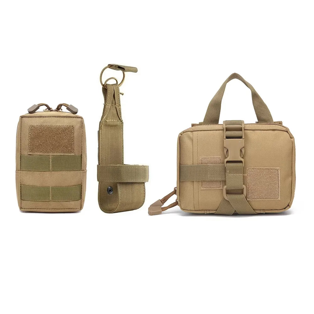 Dog Tactical Molle Pouch Set For Harness Belt Attachments