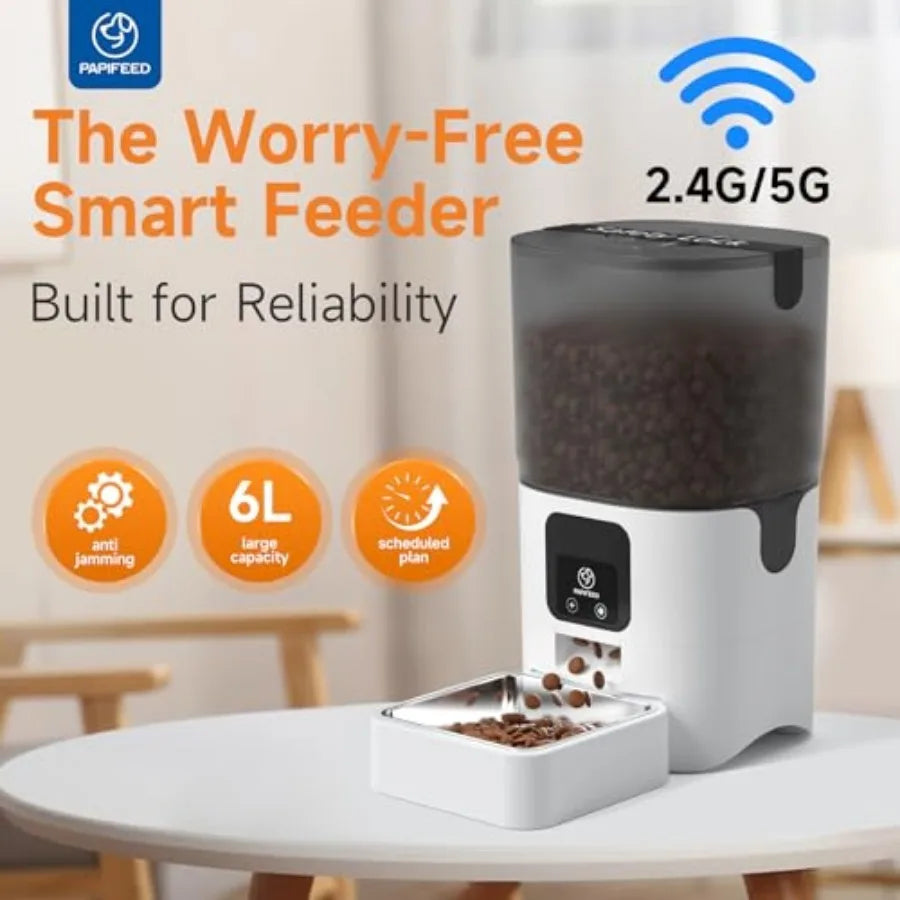 Automatic Cat Feeder With App And 5G WiFi Dispenser
