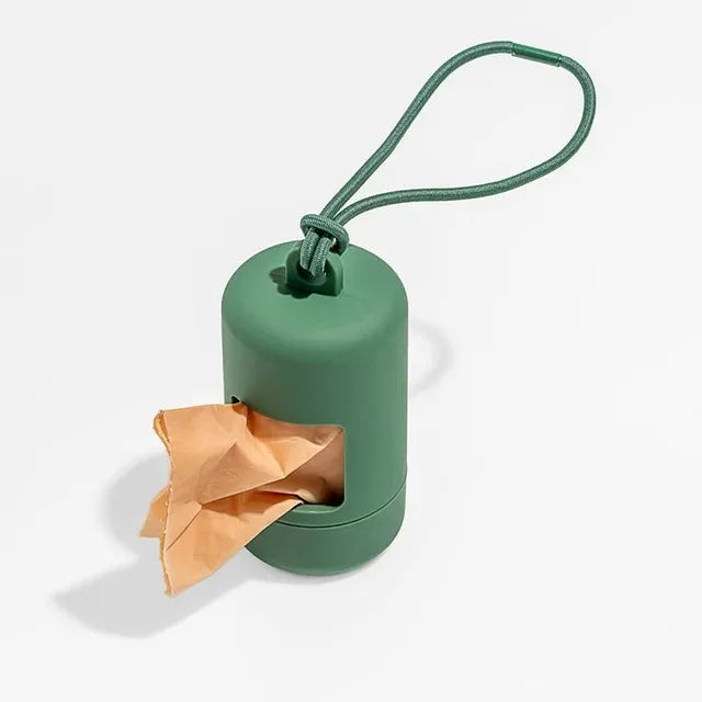 Dog Poop Bag Carrier Portable Waste Bag Luxury Dispenser
