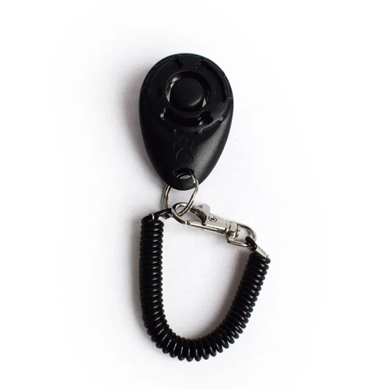 2-In-1 Dog Training Clicker With Adjustable Wrist Strap