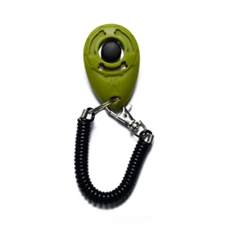 2-In-1 Dog Training Clicker With Adjustable Wrist Strap