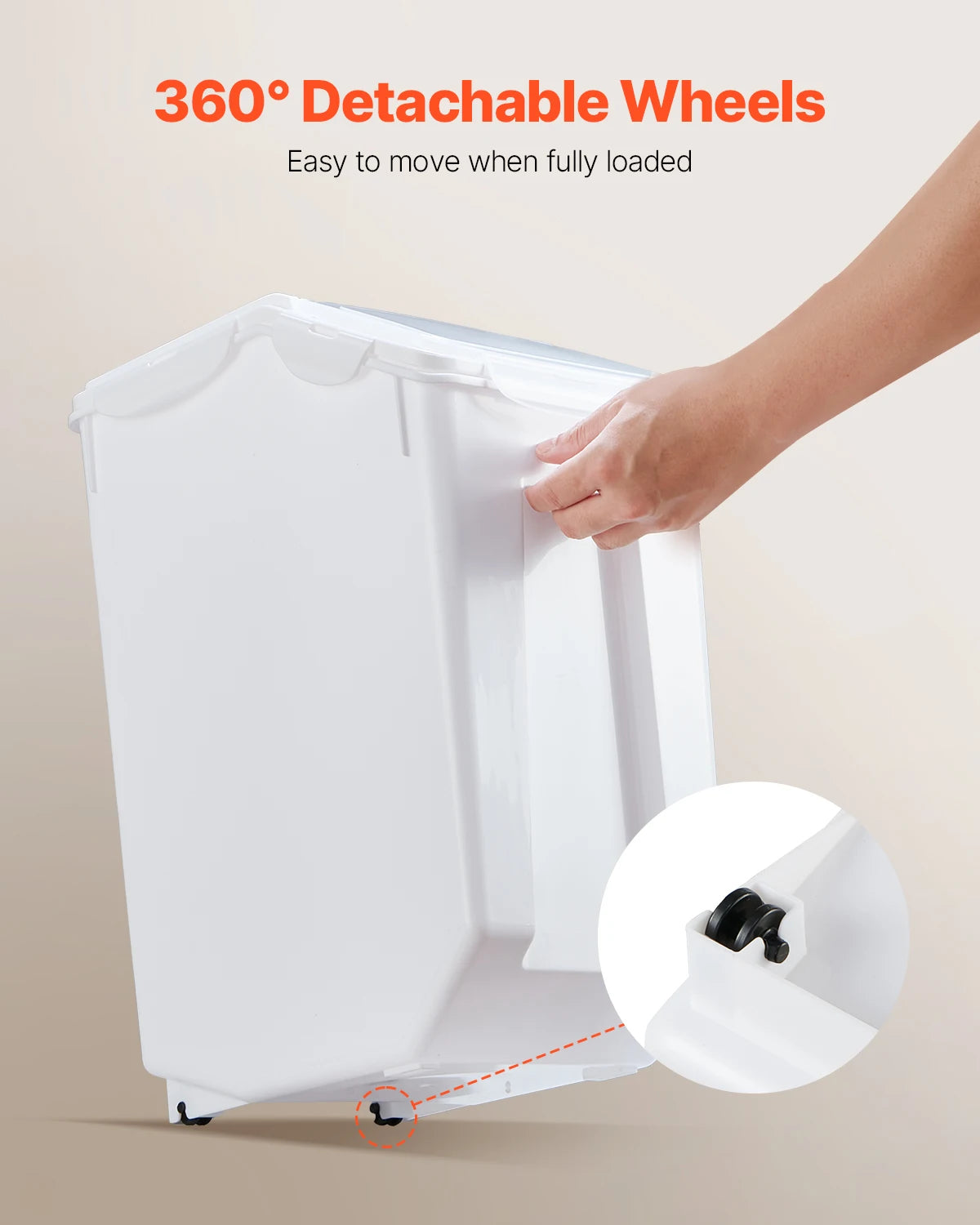 4 Pack Rice And Pet Food Storage Containers Large Capacity