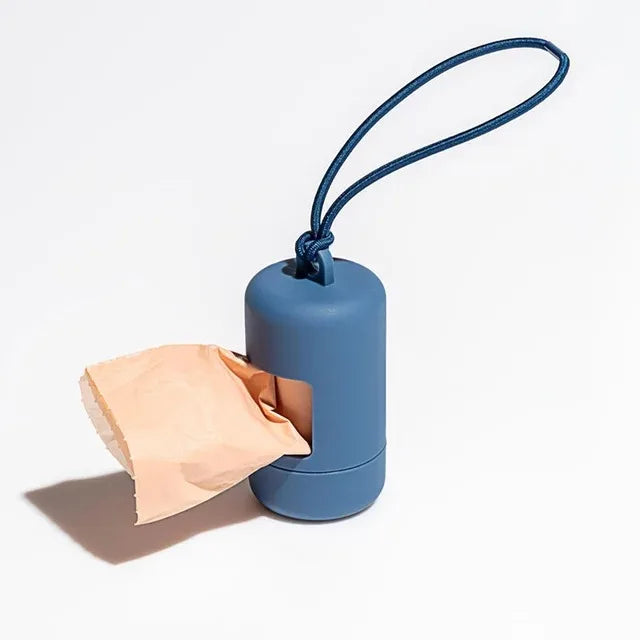 Dog Poop Bag Carrier Portable Waste Bag Luxury Dispenser