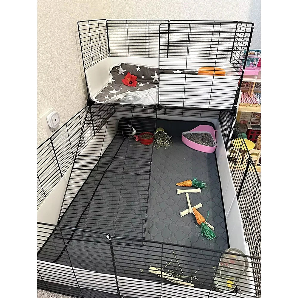 Guinea Pig Cage Lining Washable Non Slip Urinary Pad Reusable