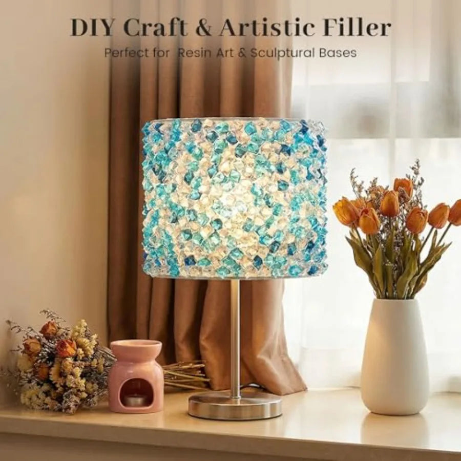 Fake Ice Rocks Vase Fillers and Aquarium Gravel for Fish Tanks