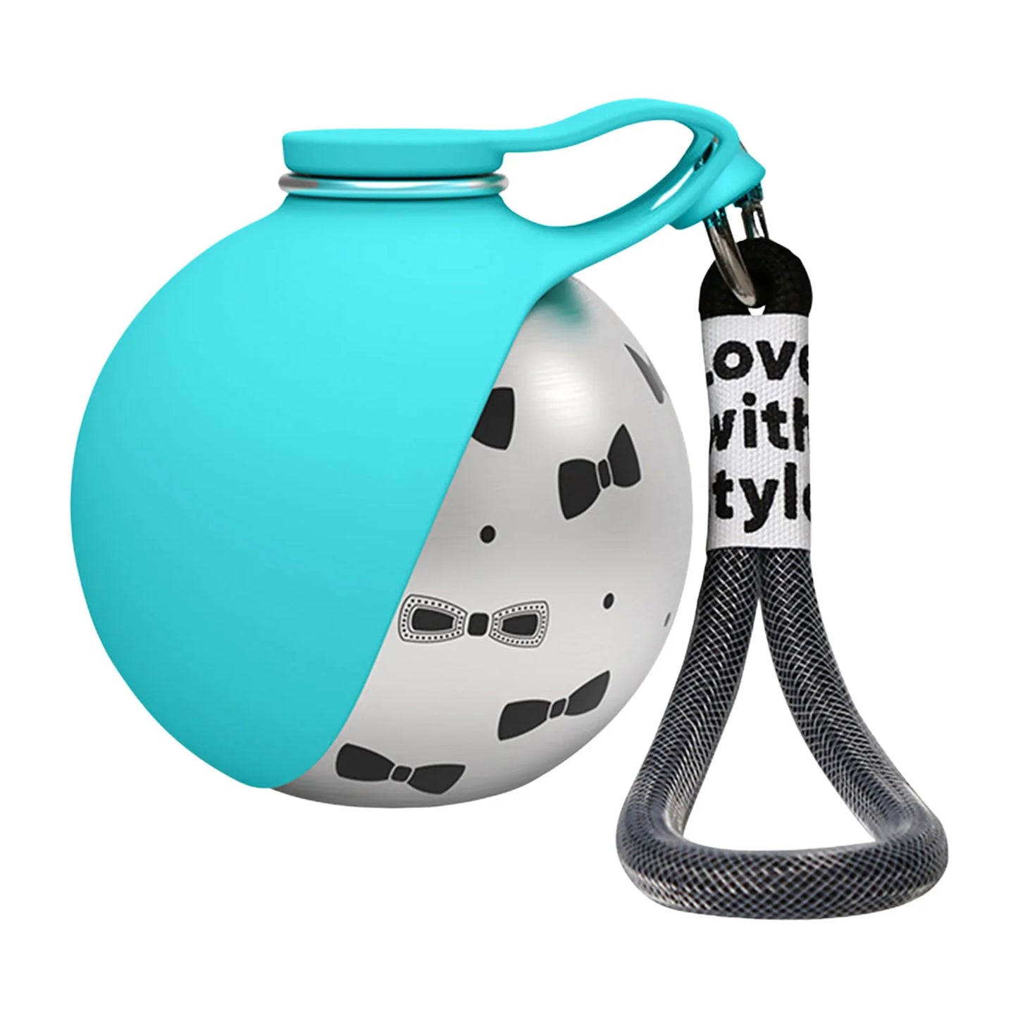 Two In One Dog Water Bottle With Foldable Silicone Bowl
