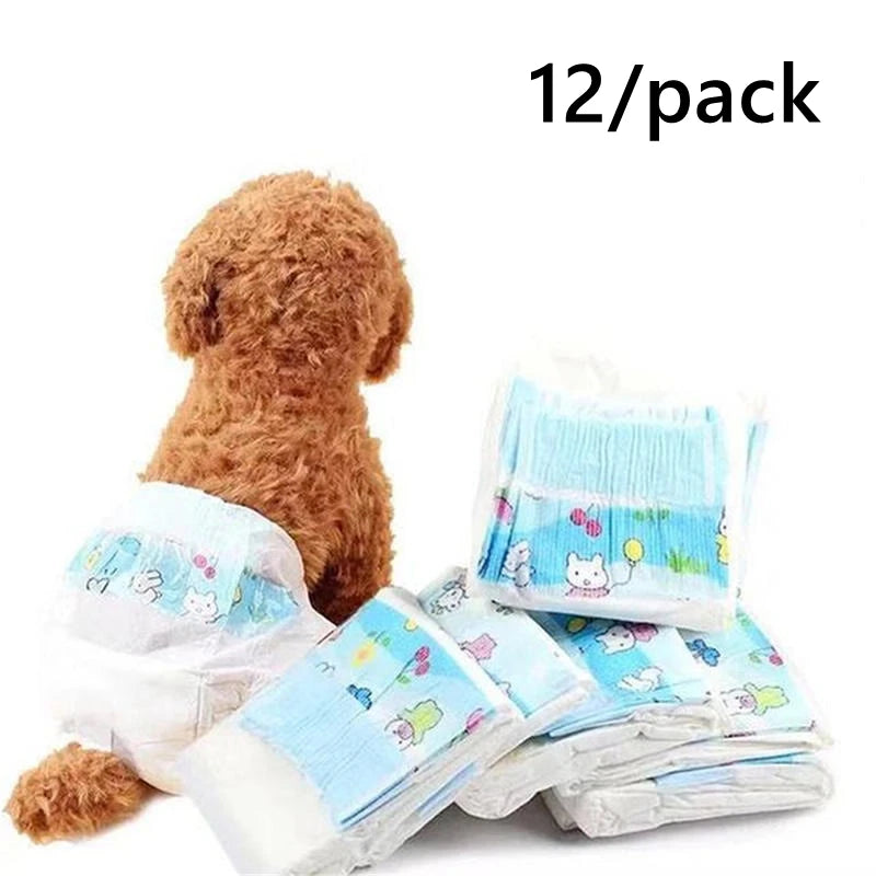 Disposable Leakproof Dog Diapers For Female And Male Pets