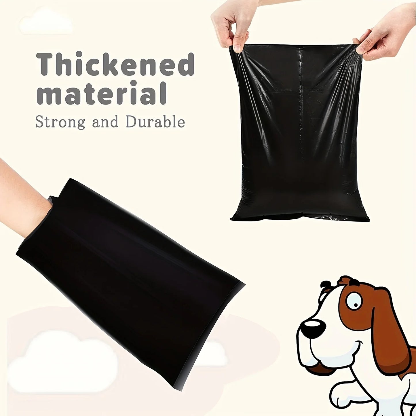 Dog Poop Bags 300/1500 Pcs Portable Leak Proof Waste Bags