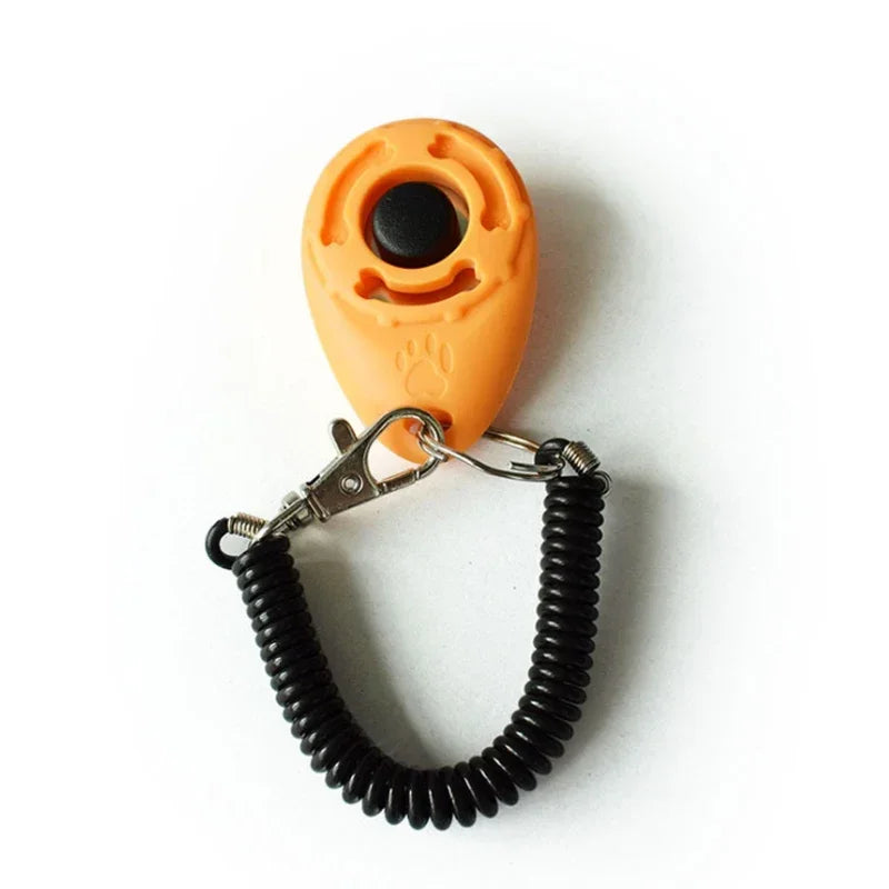 2-In-1 Dog Training Clicker With Adjustable Wrist Strap