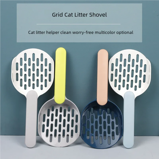Cat Litter Shovel Cleaning Tool Plastic Scoop For Pets