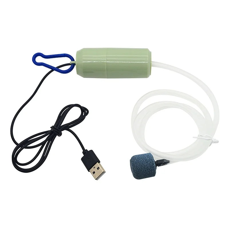 Aquarium USB Air Pump 5V Oxygenator Mini Air Compressor