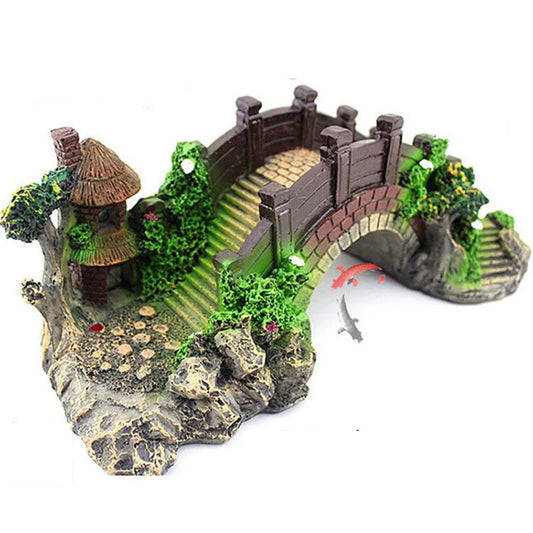 Bridge Resin Aquarium Decoration Landscape Ornament For Fish Tanks