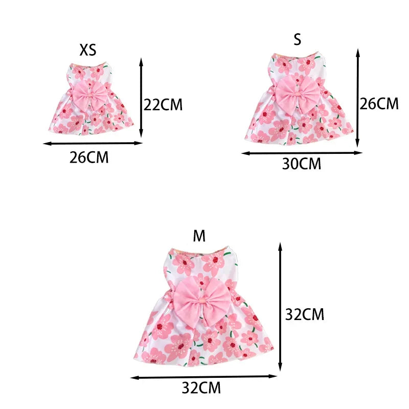 Puppy Princess Lace Dress For Small And Medium Dogs
