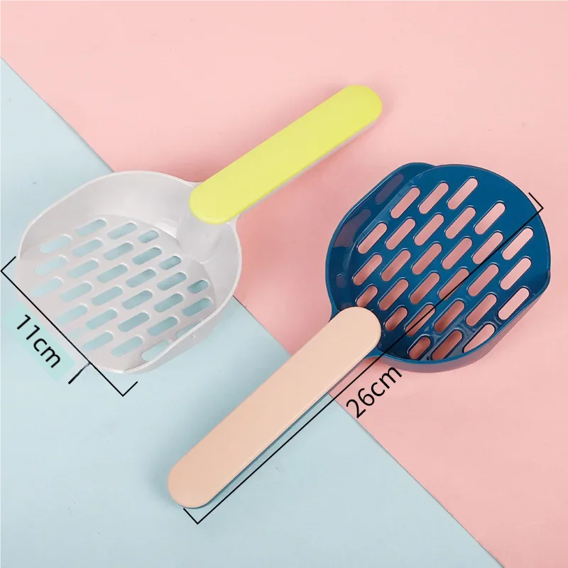 Cat Litter Shovel Cleaning Tool Plastic Scoop For Pets