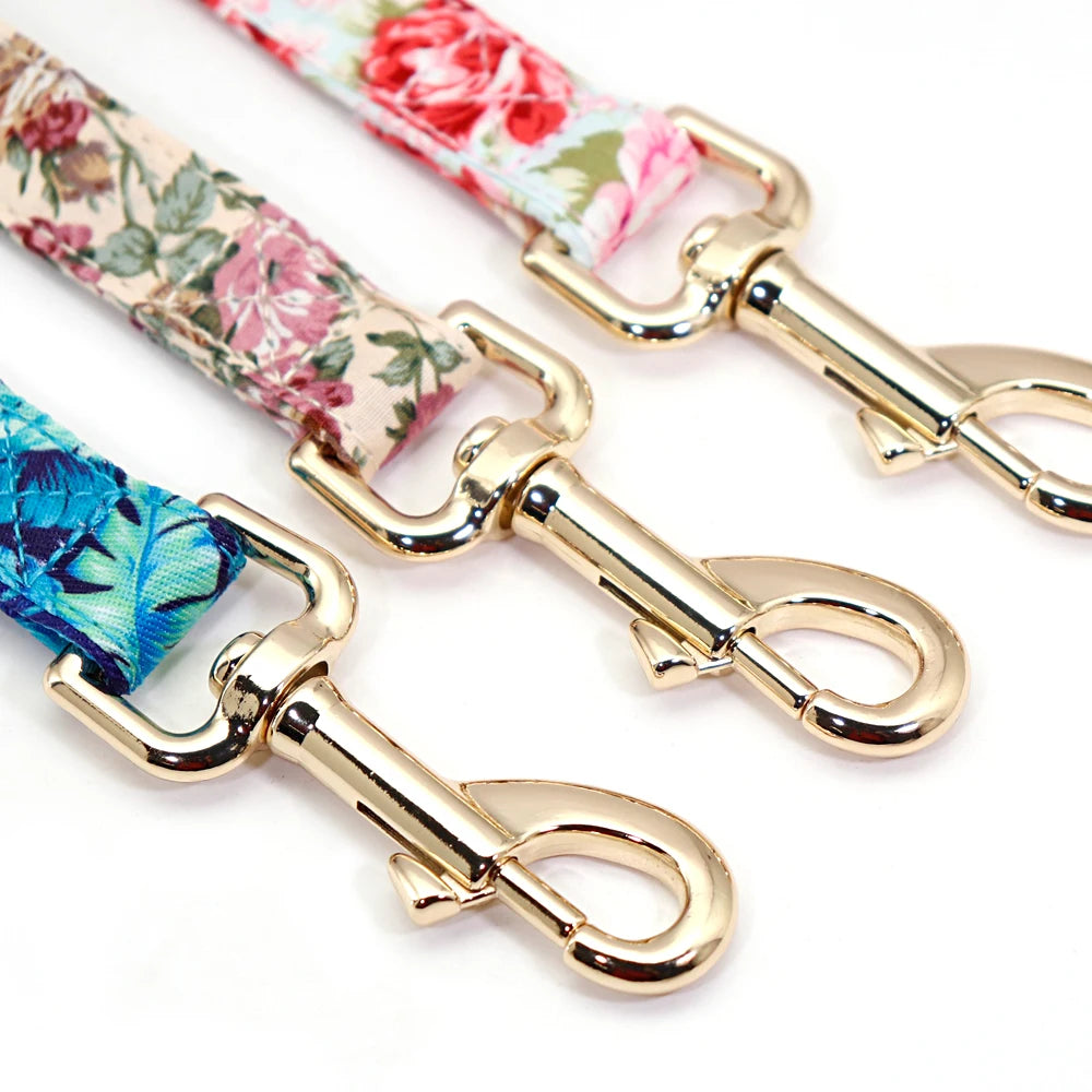 Personalized Nylon Dog Collar And Leash Set With Free Nameplate