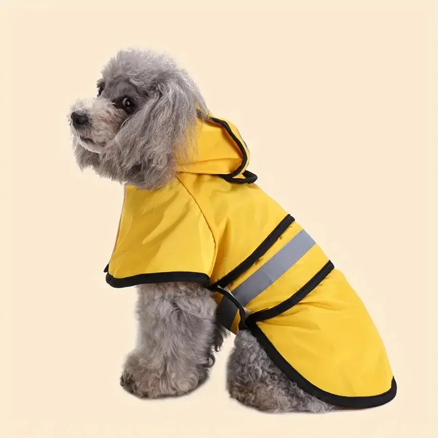 Adjustable Waterproof And Windproof Dog Raincoat For All Breeds