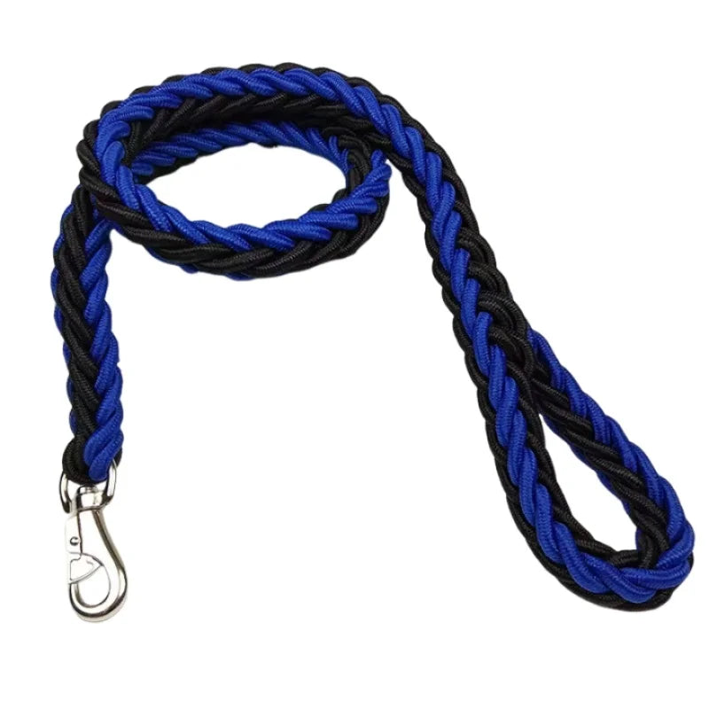 Nylon Braided Dog Leash Traction Rope Bulldog Rottweiler